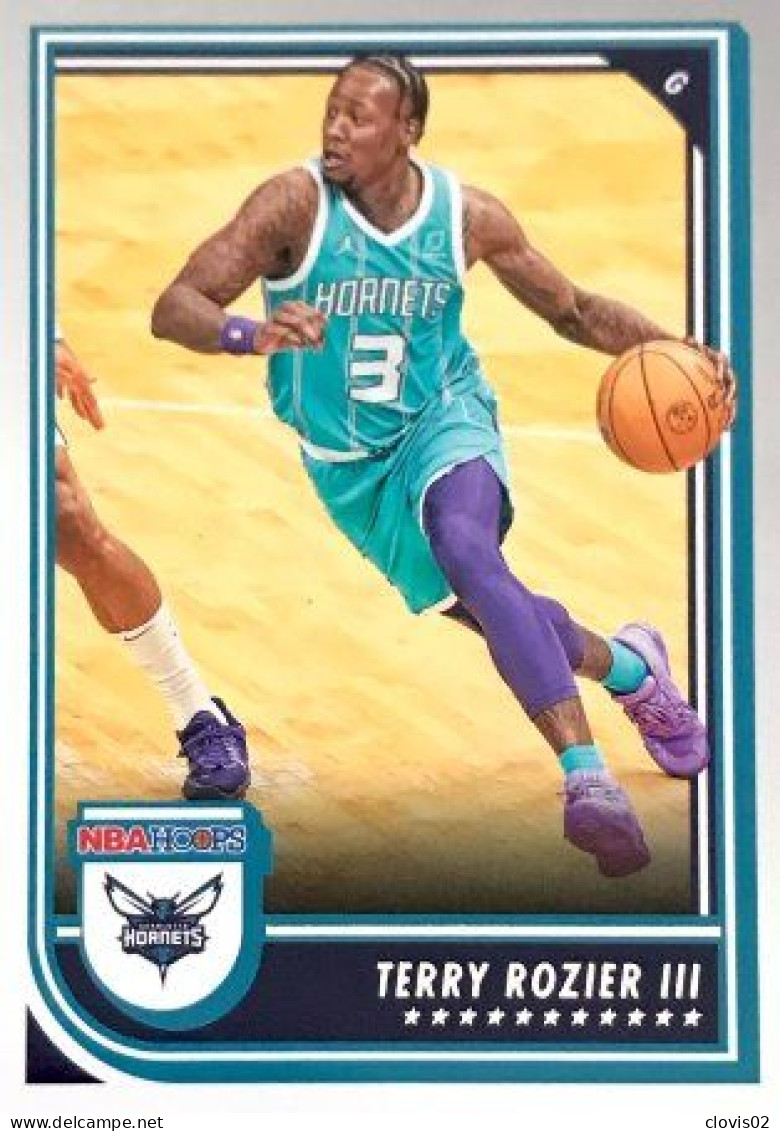 89 Terry Rozier III - Charlotte Hornets - Carte Panini 2022-2023 NBA Hoops Base Cards - Altri & Non Classificati