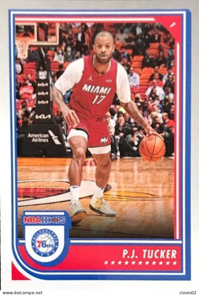 101 P.J. Tucker - Philadelphia 76ers - Carte Panini 2022-2023 NBA Hoops Base Cards - Altri & Non Classificati