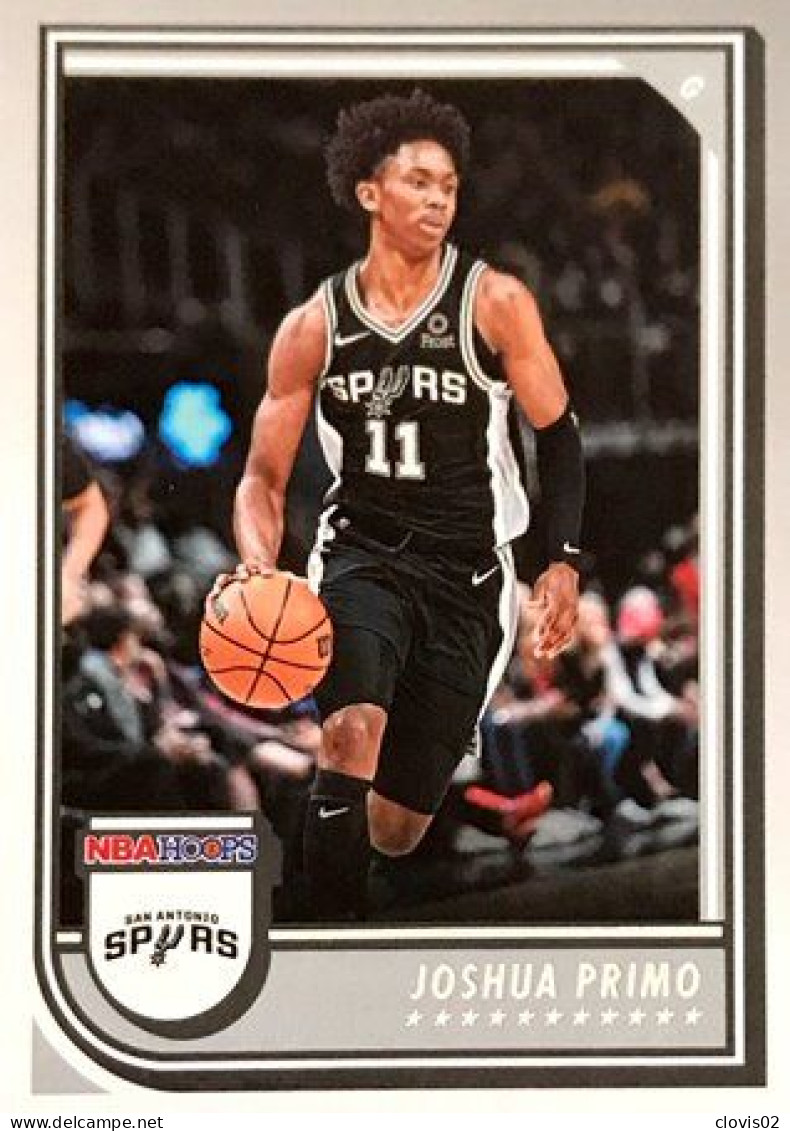 154 Joshua Primo - San Antonio Spurs - Carte Panini 2022-2023 NBA Hoops Base Cards - Autres & Non Classés