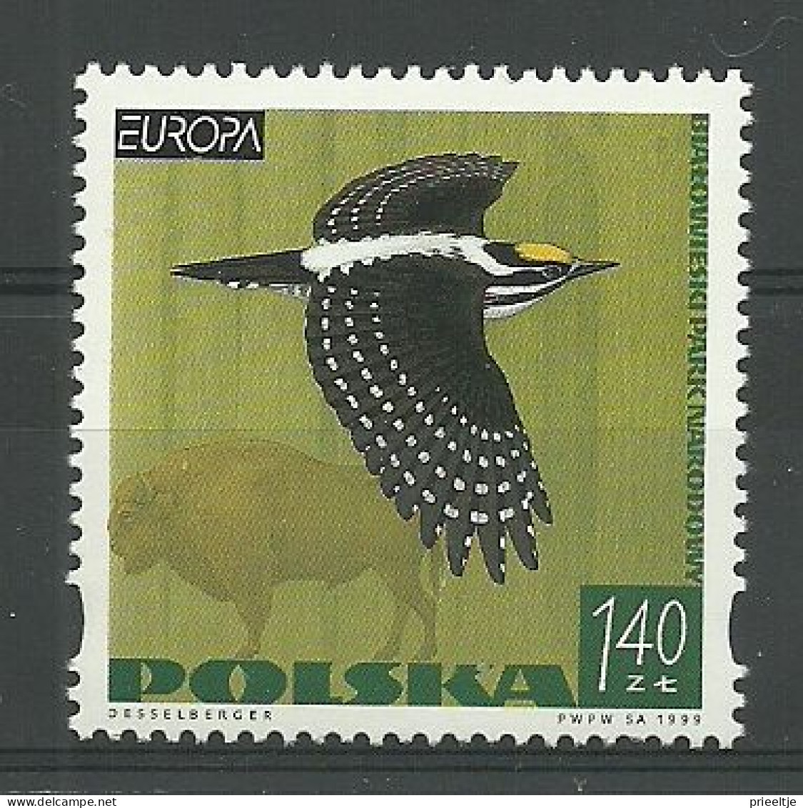 Poland 1999 Europa Bird Y.T. 3549 ** - Unused Stamps