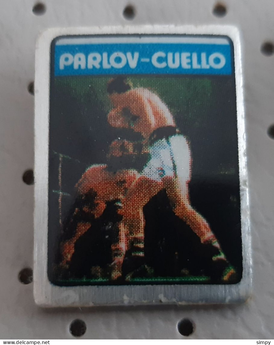 Boxing Mach  Mate Parlov - Cuello Boxen La Boxe Yugoslaia Pin - Pugilato