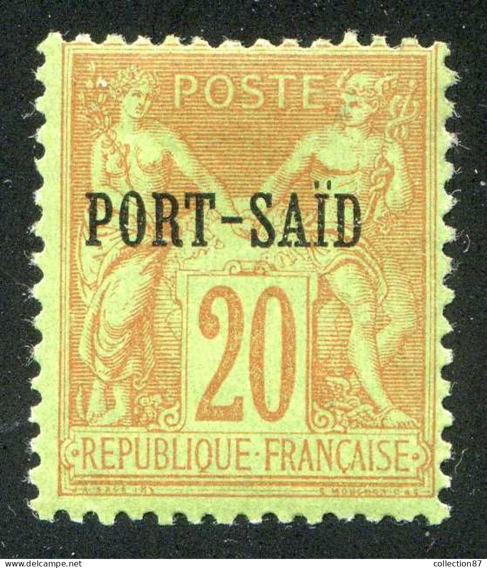 REF 086 > PORT SAID < N° 10 * < Neuf Ch - MH * - Unused Stamps