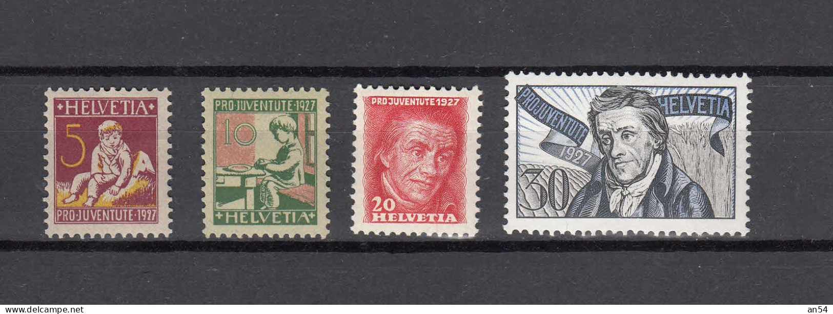PJ   1927     N° J41 à J44   NEUFS**           CATALOGUE SBK - Unused Stamps