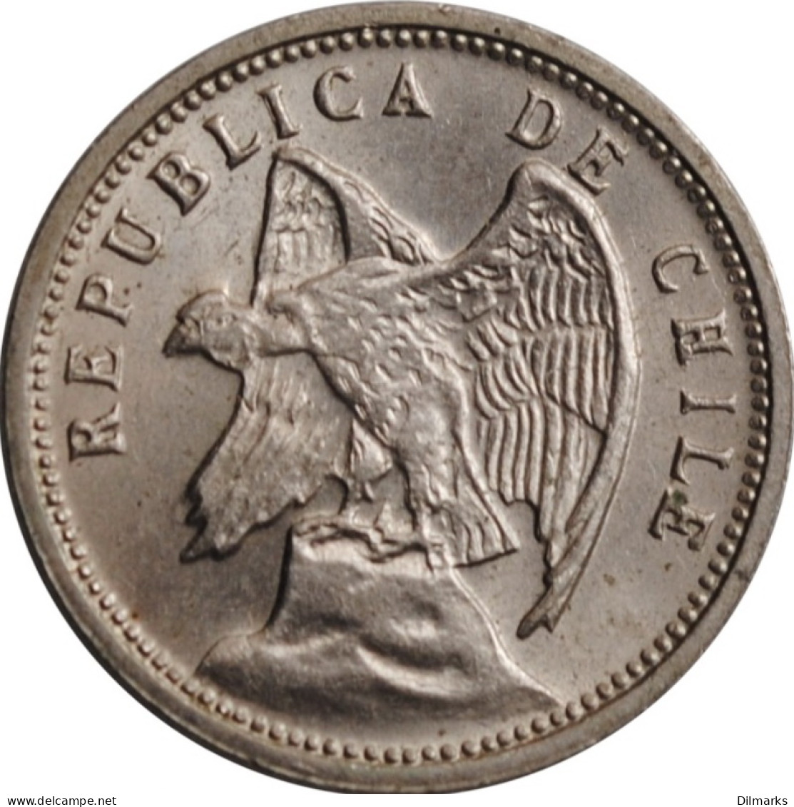 Chile 5 Centavos 1928 So, BU, &quot;Republic Of Chile (1899 - 1959)&quot; - Cile
