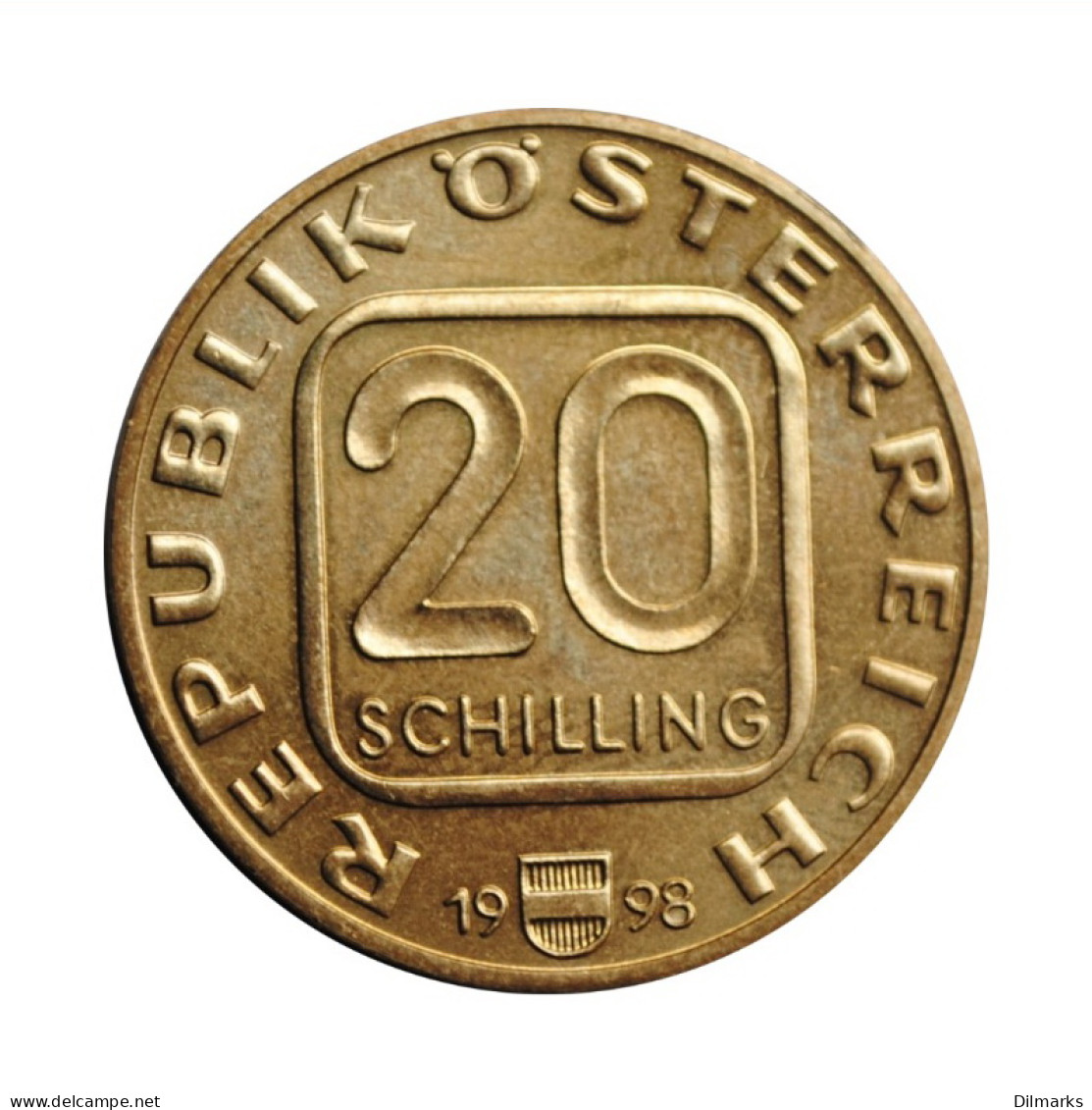 Austria 20 Schilling 1998, UNC, &quot;500th Anniversary - Death Of Michael Pacher&quot; - Austria