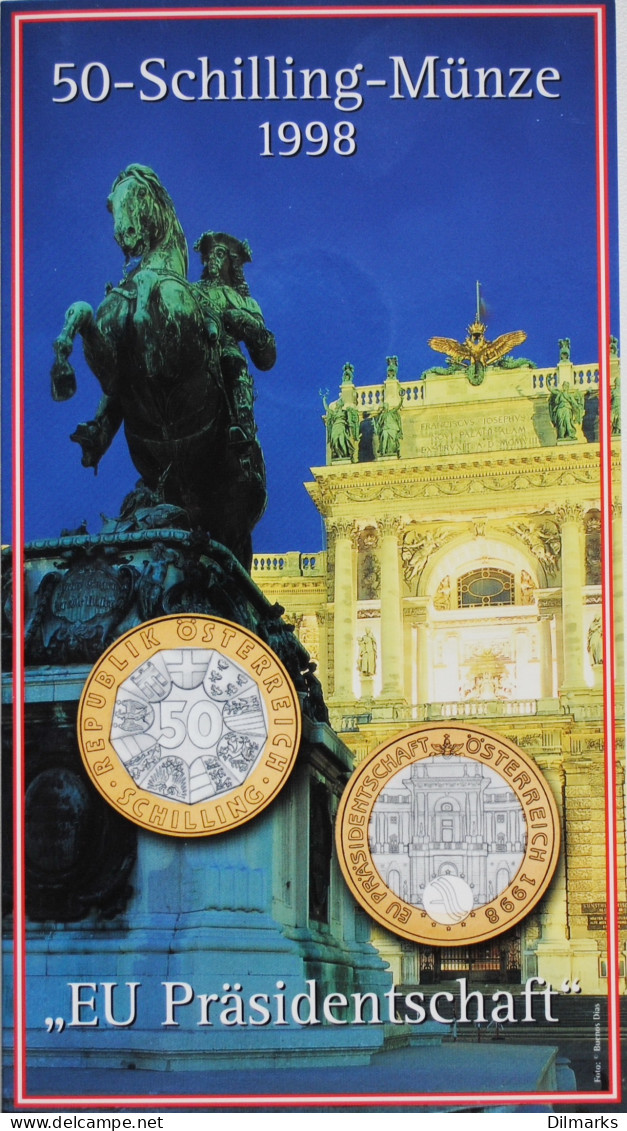 Austria 50 Schilling 1998, BU, &quot;Austrian EU Presidency&quot; - Autriche