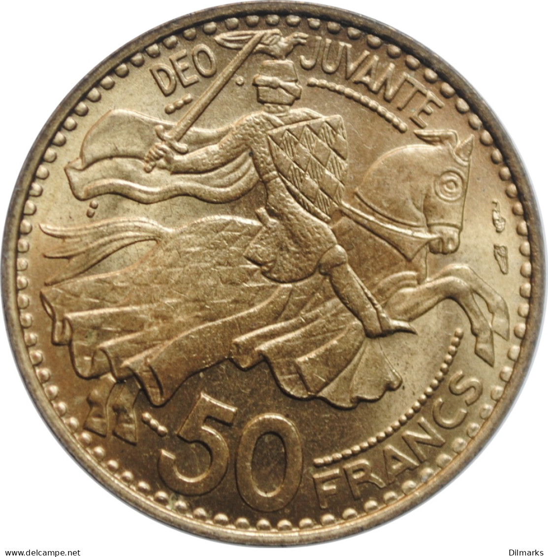 Monaco 50 Francs 1950, BU, &quot;Prince Rainier III (1949 - 2005)&quot; - Sonstige & Ohne Zuordnung