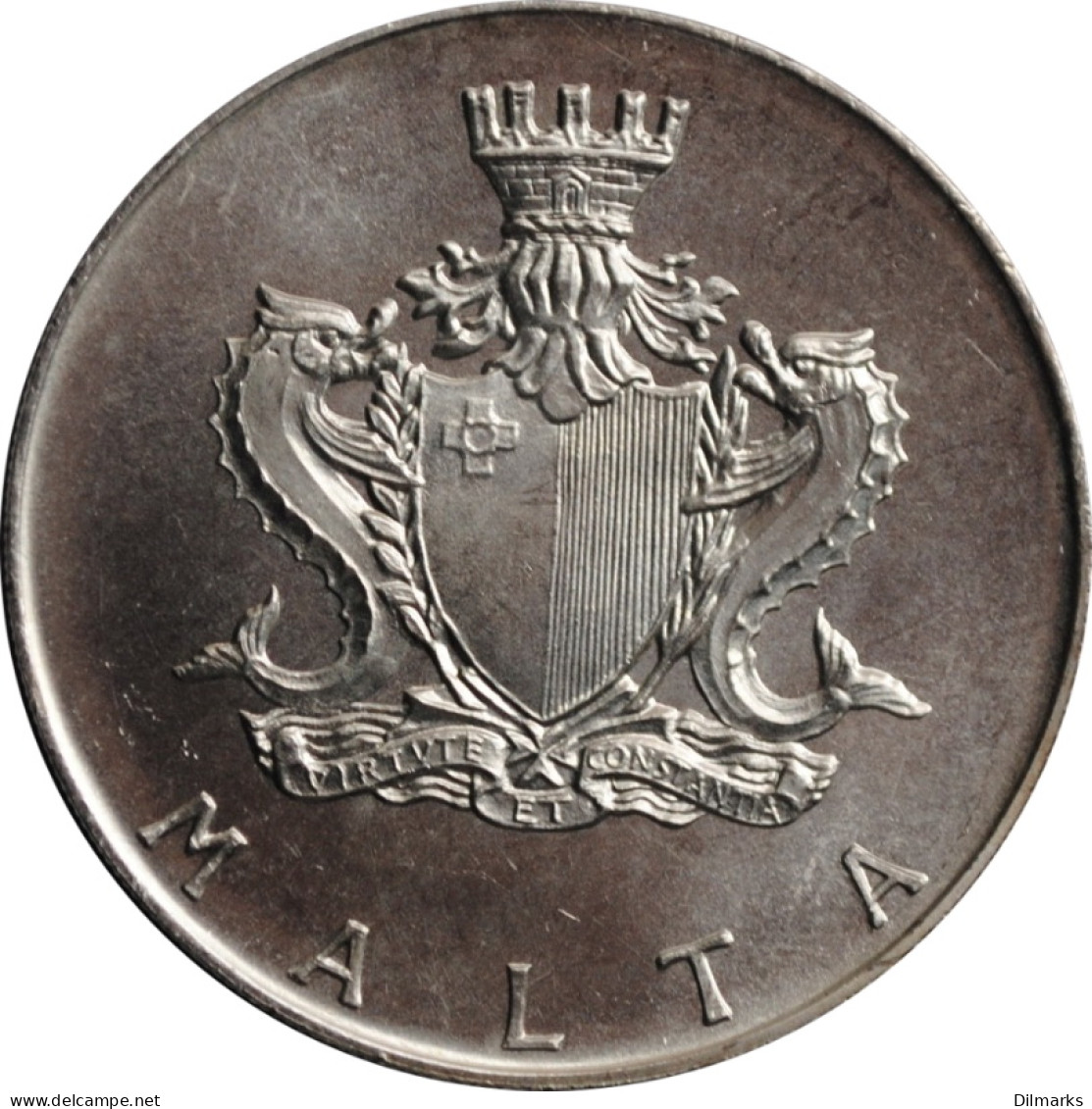 Malta 2 Pounds 1973, UNC, &quot;Mdina Gate&quot; - Malte
