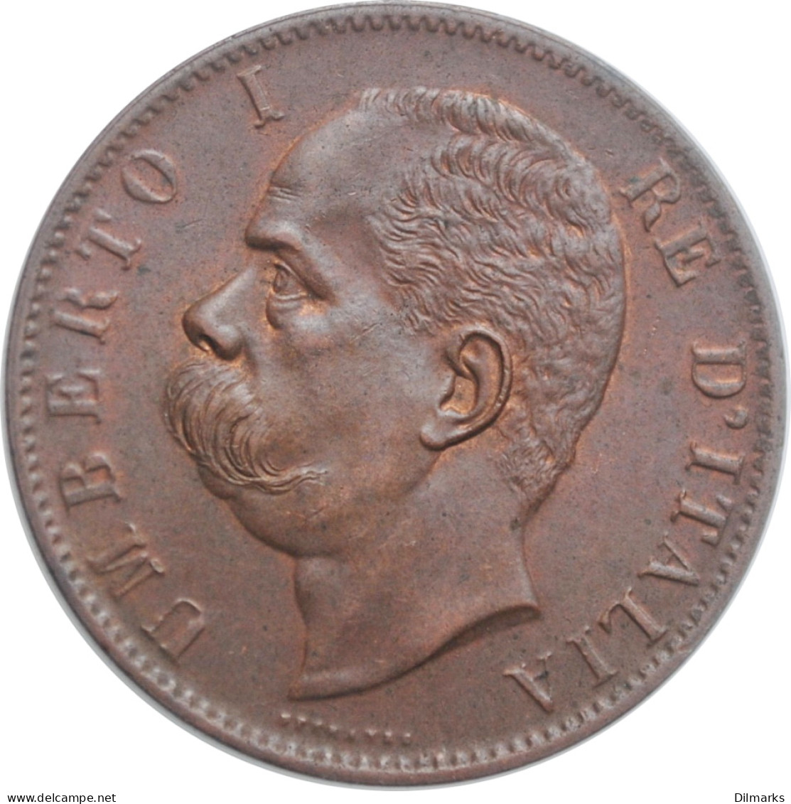 Italy 10 Centesimi 1894 R, UNC, &quot;King Umberto I (1878 - 1900)&quot; - Israel