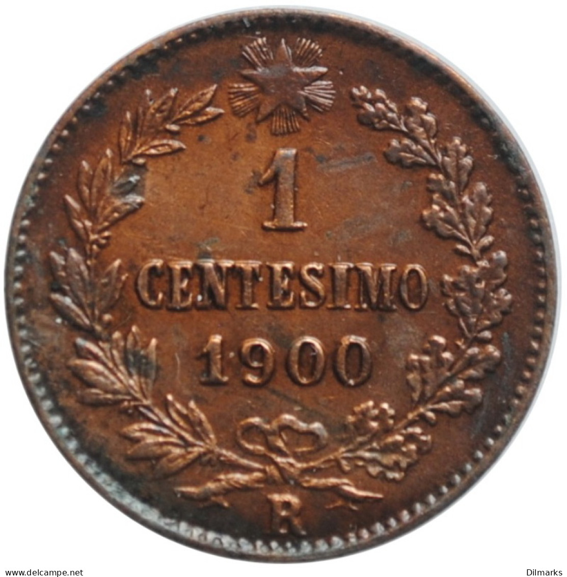 Italy 1 Centesimo 1900 R, AU, &quot;King Umberto I (1878 - 1900)&quot; - Israele