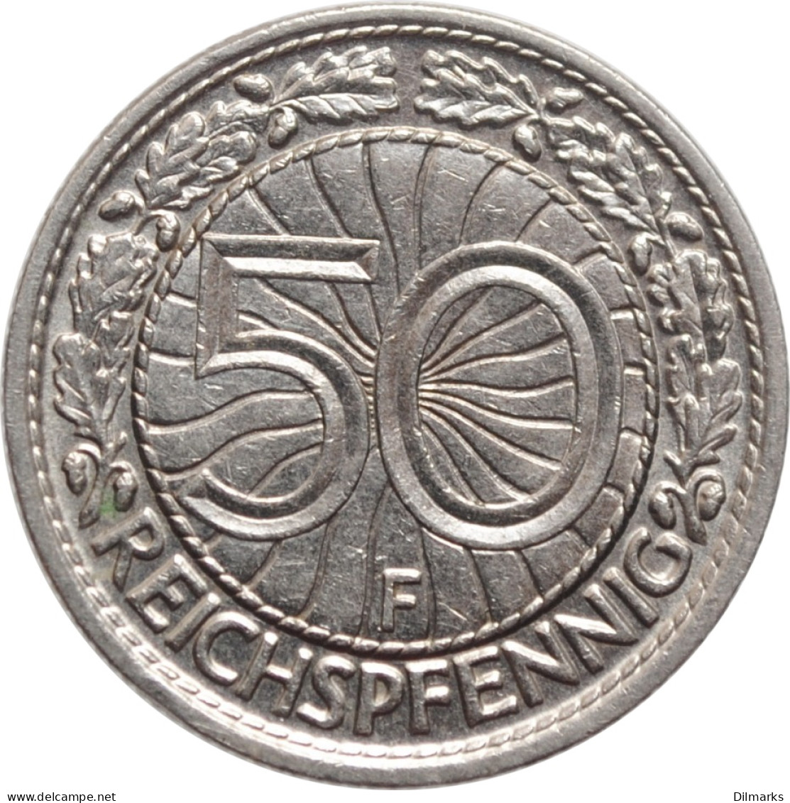 Germany 50 Reichspfennig 1931 F, UNC, &quot;Weimar Republic (Reichsmark) (1924-1938)&quot; - 5 Reichsmark