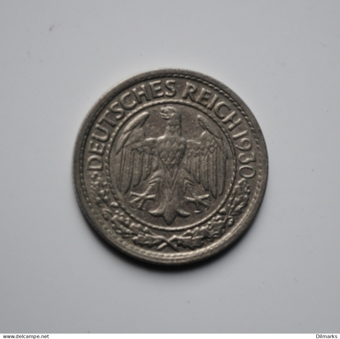 Germany 50 Reichspfennig 1930 G, XF, &quot;Weimar Republic (Reichsmark) (1924-1938)&quot; - 5 Reichsmark