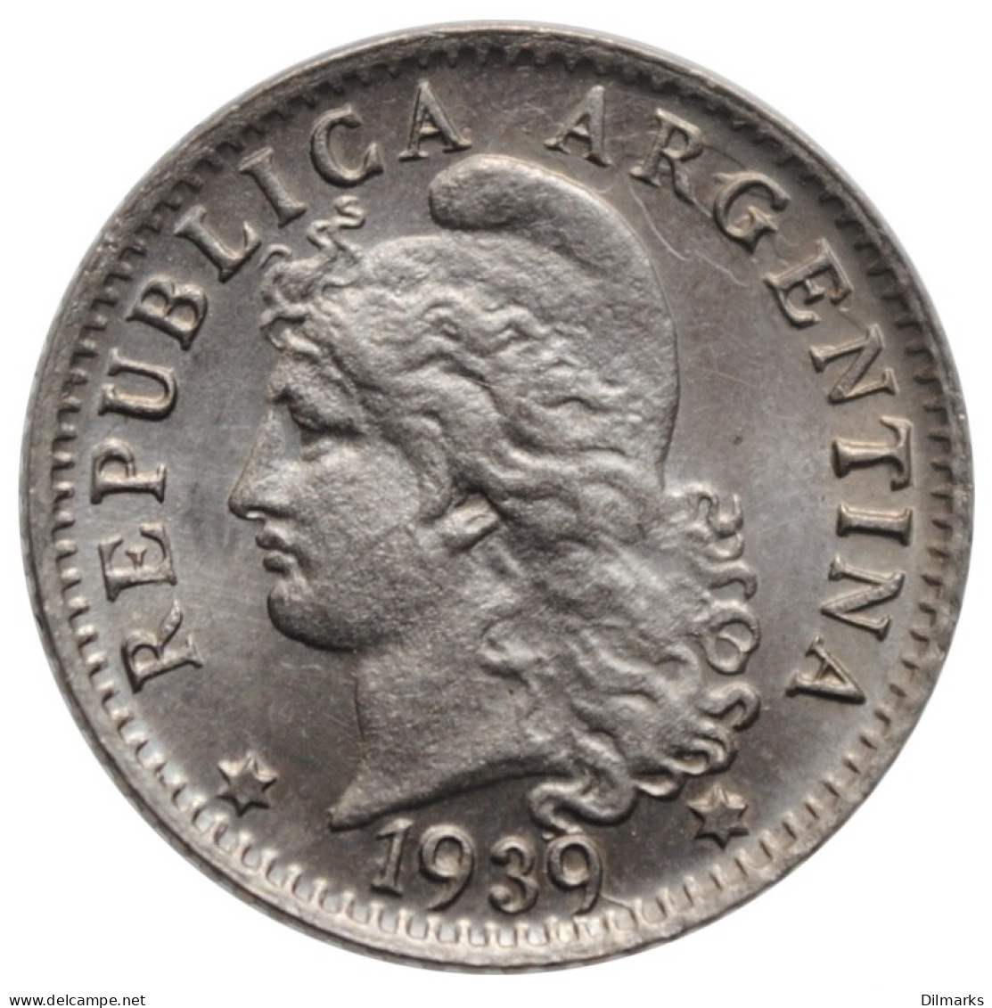Argentina 5 Centavos 1939, BU, &quot;Argentine Peso (1881 - 1969)&quot; - Argentine