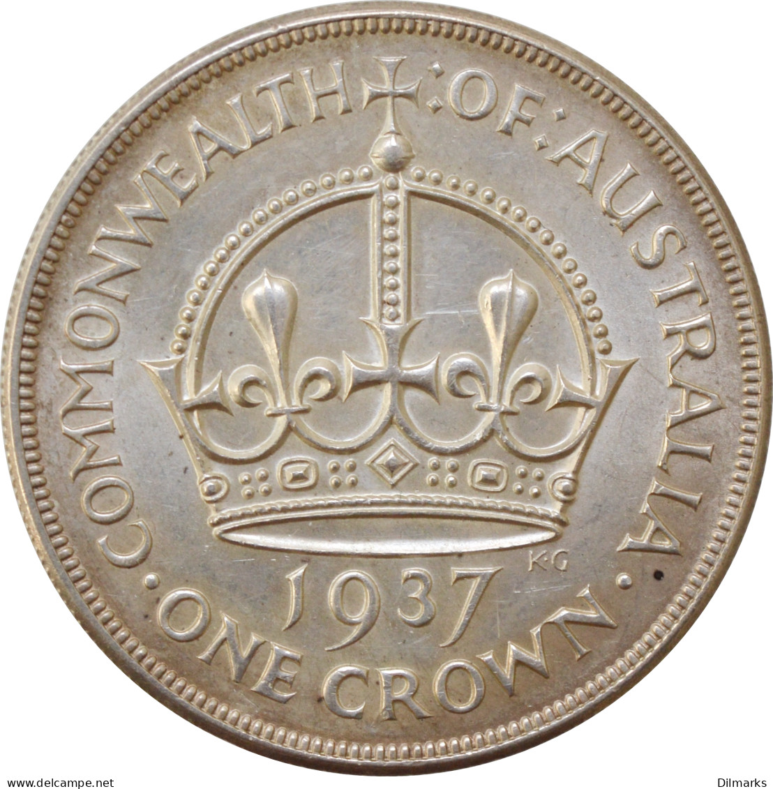 Australia 1 Crown 1937, UNC, &quot;King George VI (1937 - 1952)&quot; - Arménie