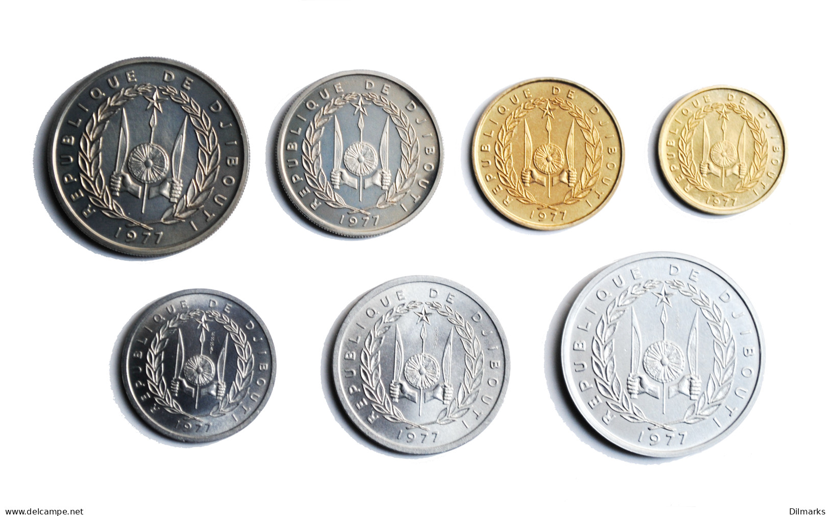 Djibouti Set 1 - 100 Francs 1977, BU ESSAIS, &quot;Republic Of Djibouti (1977 - 2017)&quot; - Dschibuti
