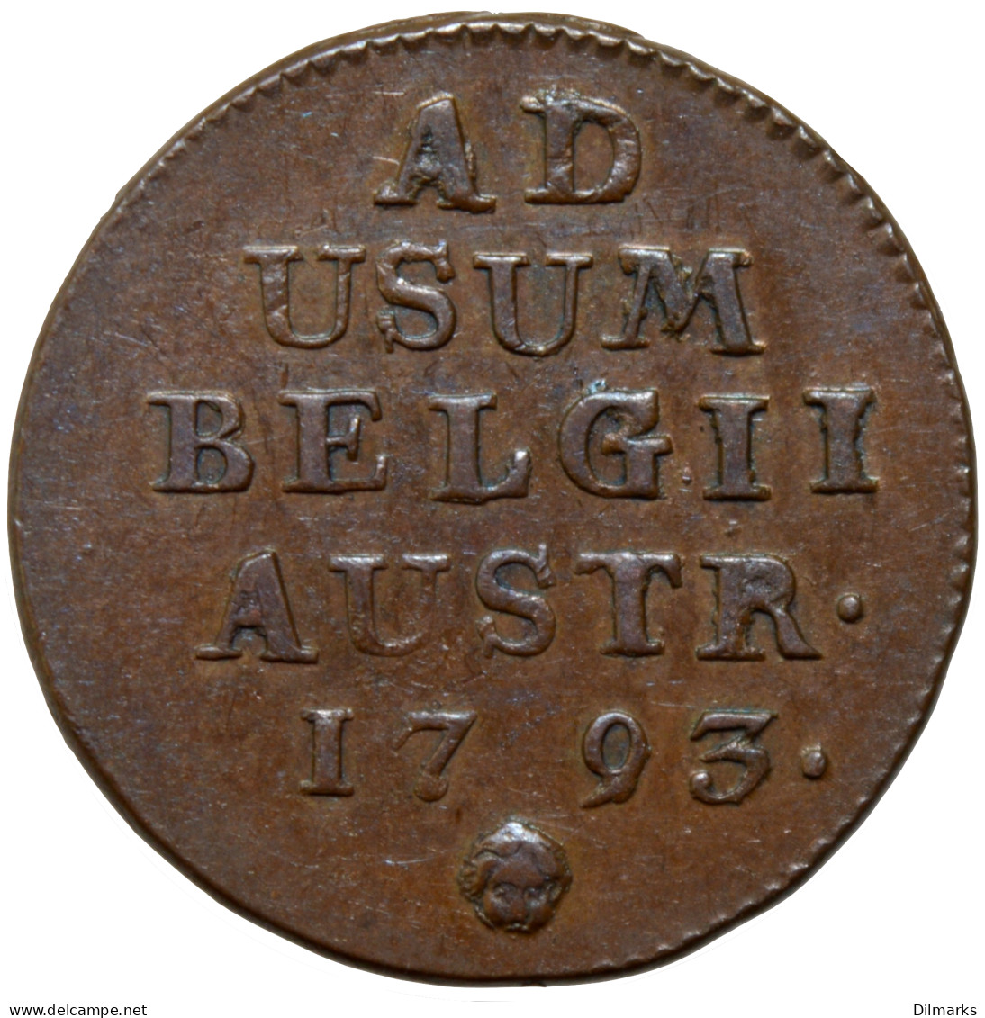 Austrian Netherlands 1 Liard 1793, AU, &quot;Emperor Francis II (1792 - 1806)&quot; - Autriche