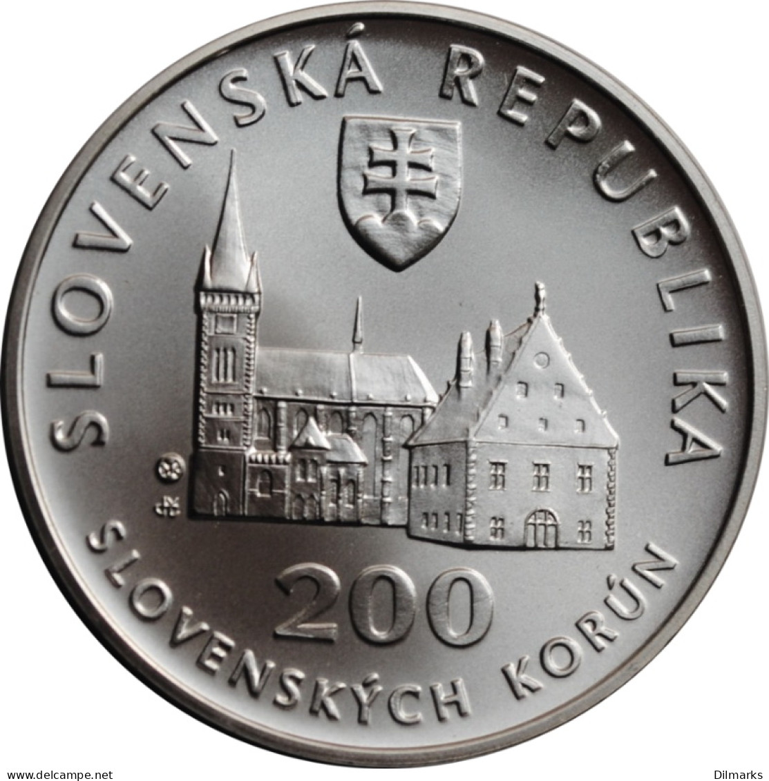 Slovakia 200 Korun 2004, BU, &quot;UNESCO World Heritage - Bardejov&quot; - Slovaquie