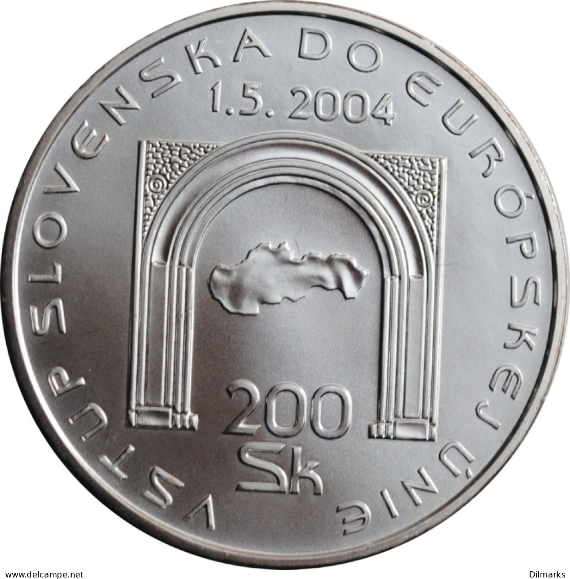 Slovakia 200 Korun 2004, BU, &quot;Joining The EC&quot; - Slowakei