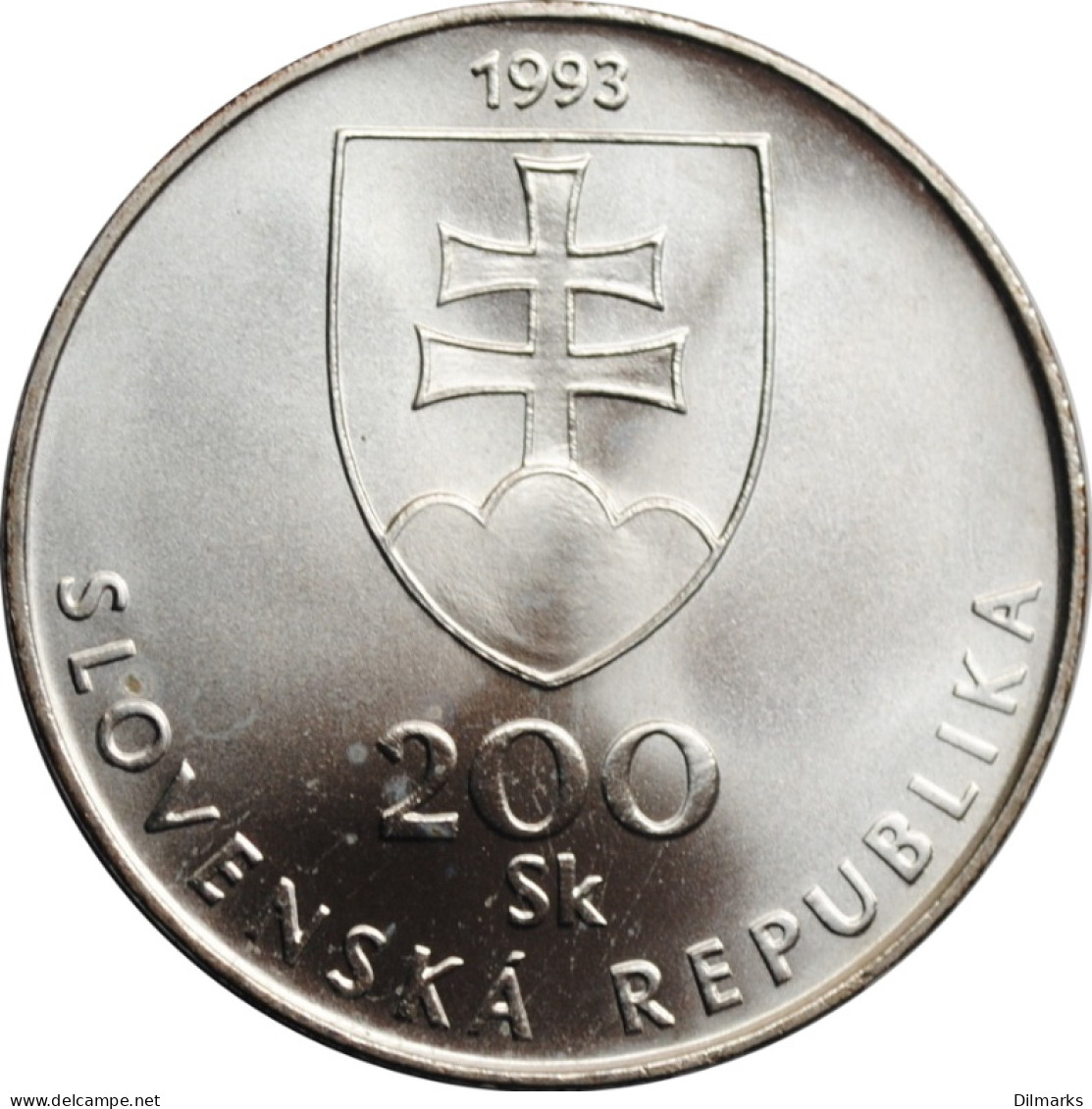 Slovakia 200 Korun 1993, BU, &quot;150th Anniversary - Slovak Language&quot; - Slovacchia