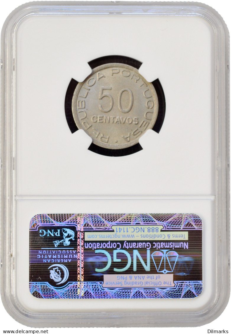 St. Thomas &amp; Prince Island 50 Centavos 1948, NGC MS65, &quot;Colony (1914 - 1976)&quot; - Other & Unclassified