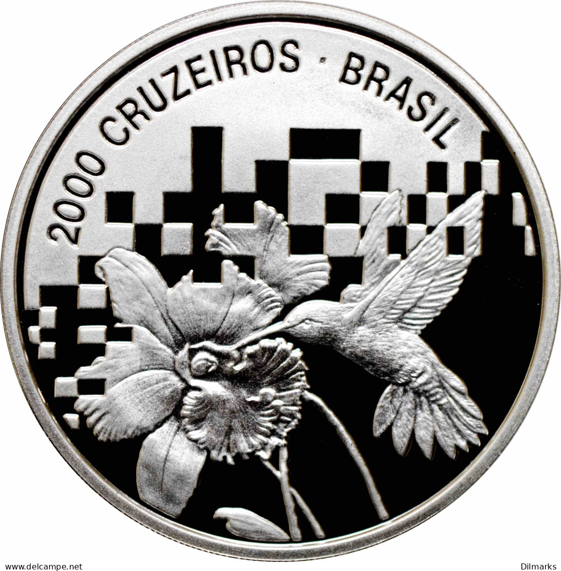 Brazil 2000 Cruzeiros 1992, PROOF, &quot;UN Conference On Environment &amp; Development&quot; - Brasile