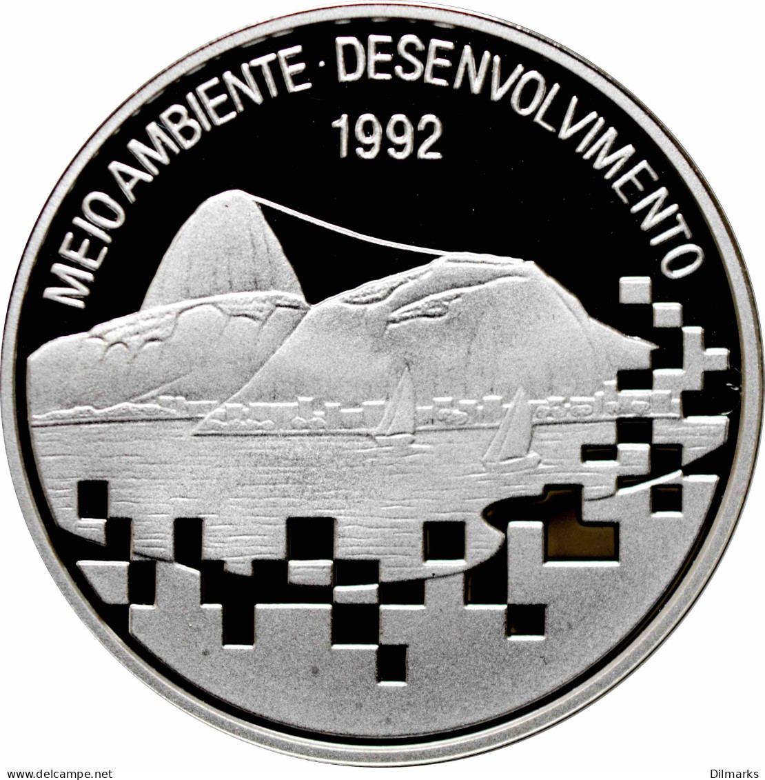 Brazil 2000 Cruzeiros 1992, PROOF, &quot;UN Conference On Environment &amp; Development&quot; - Brazil