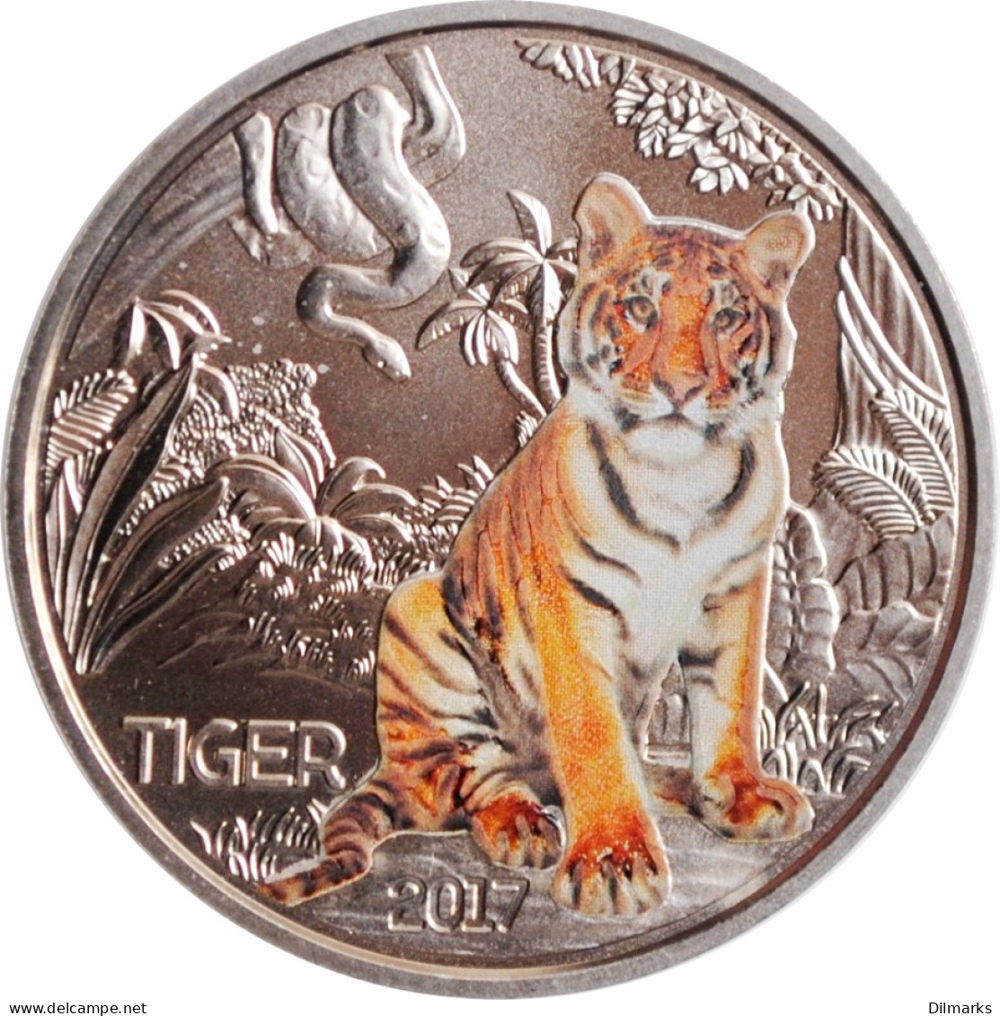 Austria 3 Euro 2017, BU, &quot;Animals From All Over The World - Tiger&quot; - Austria