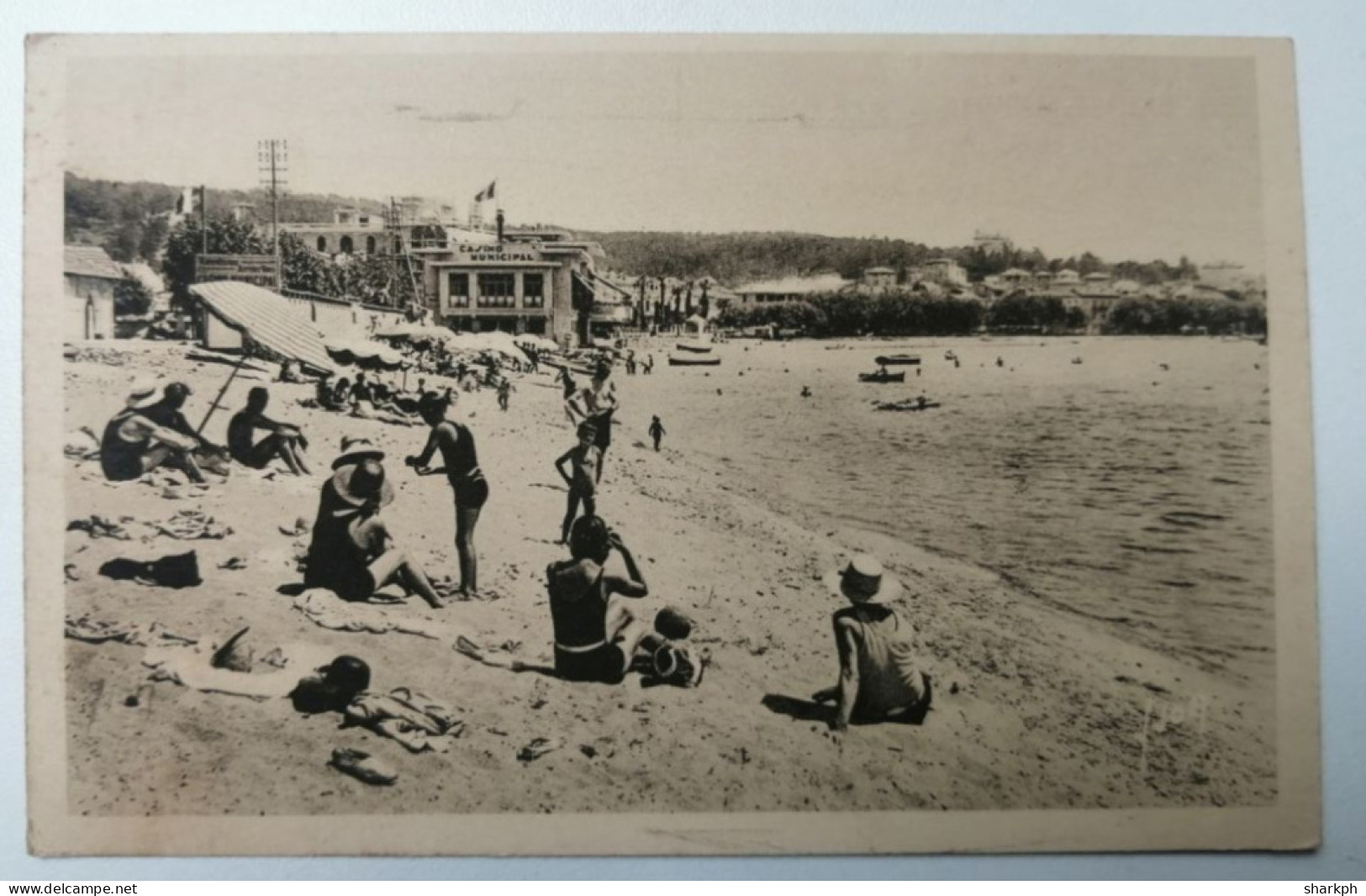 CPA STMAXIME SUR MER  " La Plage" - Sainte-Maxime