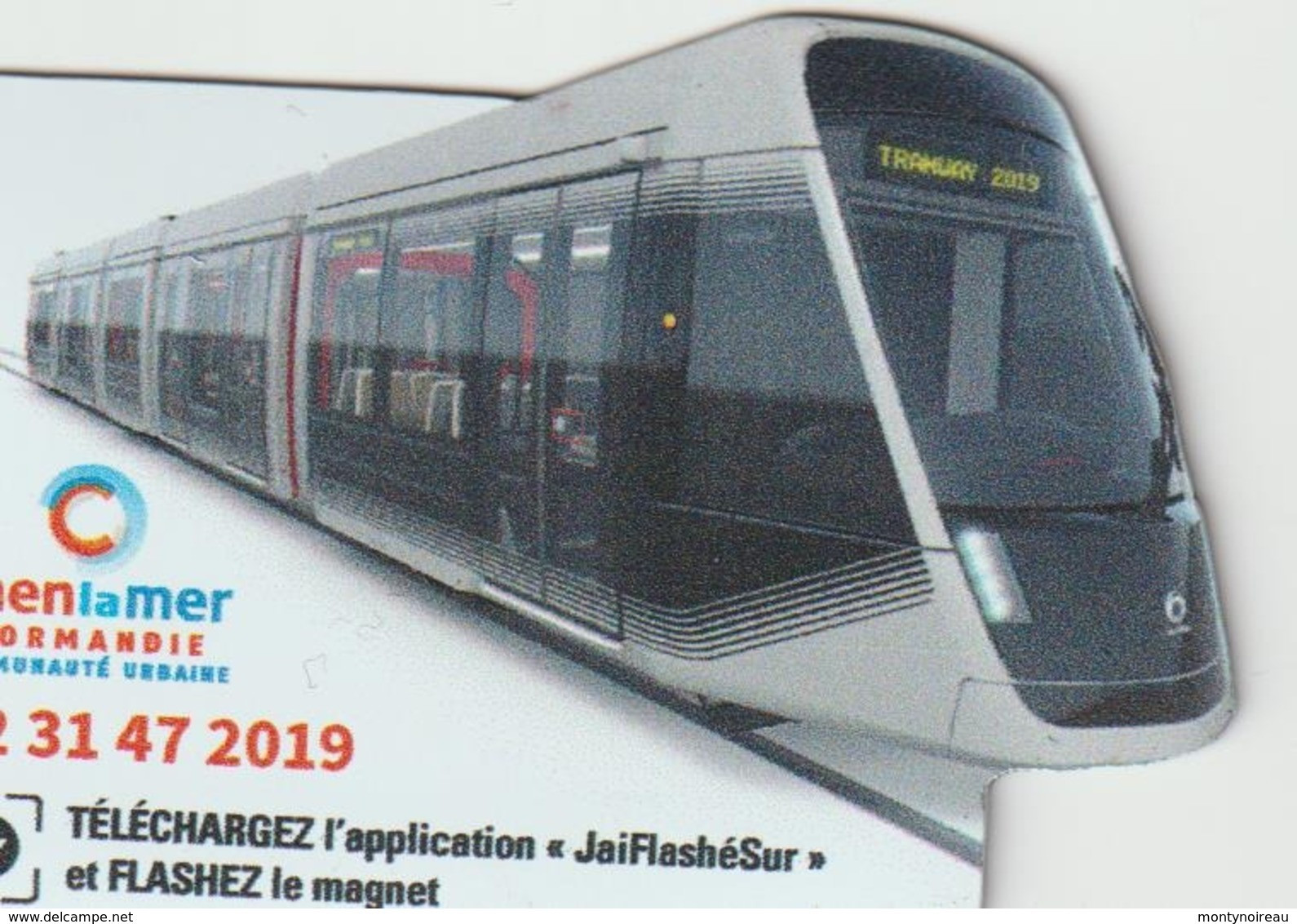 Magnet  :  Caen  Tramway  - Train - Magnets