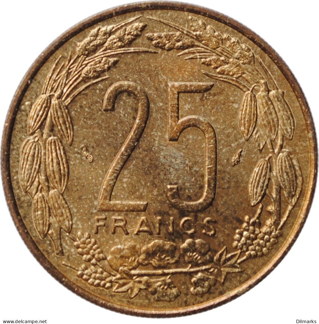 Central Africa (BEAC) 25 Francs 1982, BU, &quot;Central African CFA Franc (1973 - 2019)&quot; - Sénégal