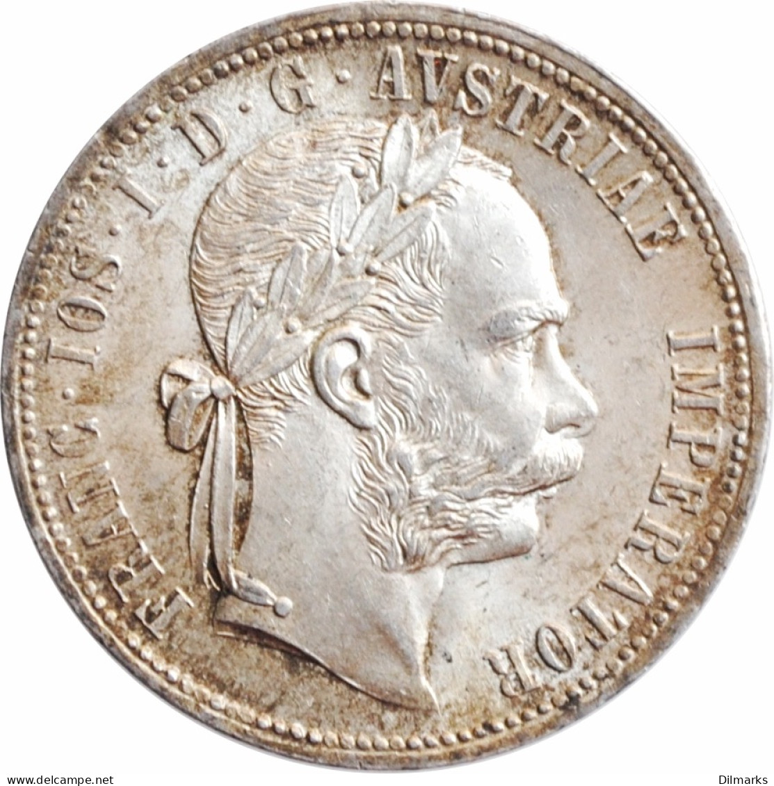 Austria 1 Florin 1877, NGC MS64, &quot;Emperor Franz Joseph I (1848 - 1916)&quot; - Austria