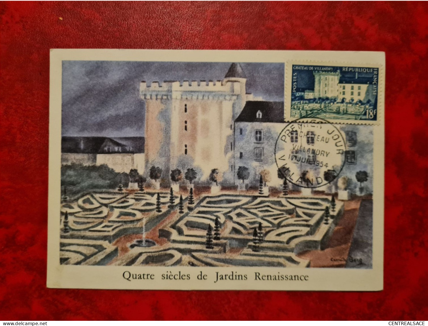 Carte 1954 MAXI  VILLANDRY LE CHATEAU - Sin Clasificación