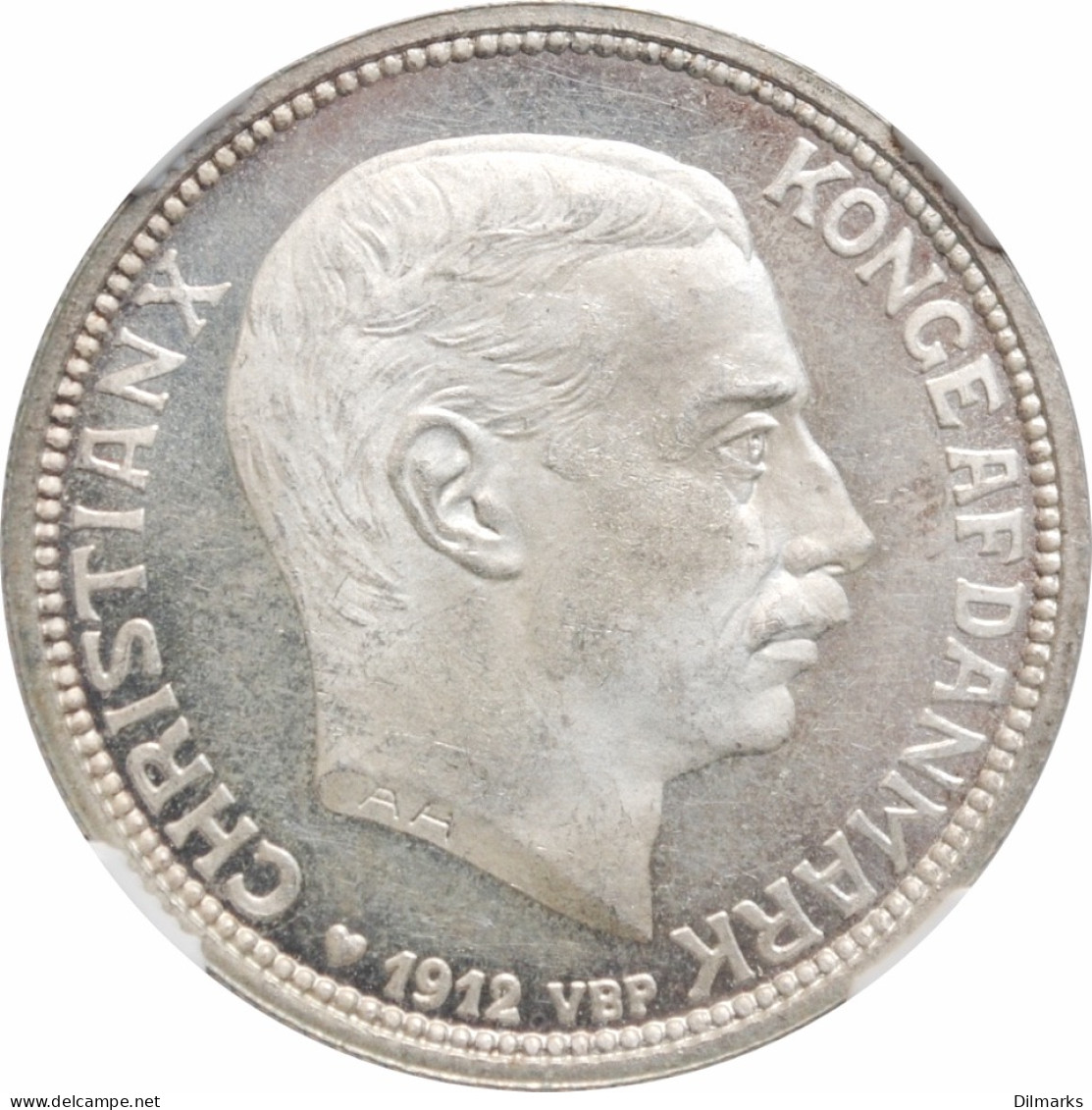 Denmark 2 Kroner 1912, NGC MS63, &quot;Death Of Frederik VIII And Accession Of Christian X&quot; - Autres – Afrique