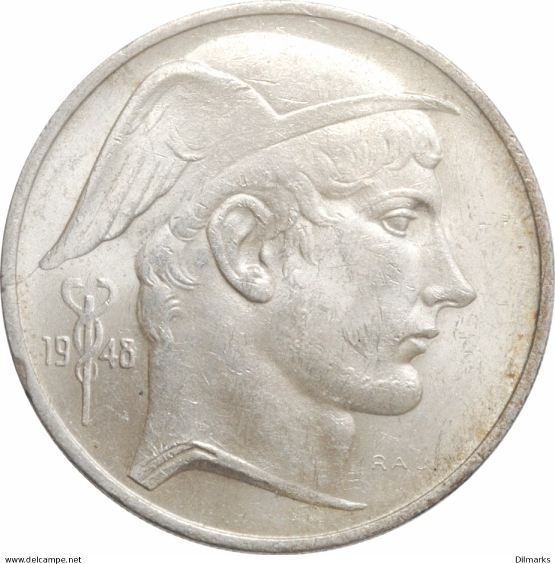 Belgium 50 Francs 1948, NGC MS62, &quot;King Baudouin I (1948 - 1993) /BELGIE/&quot; - Autres – Afrique