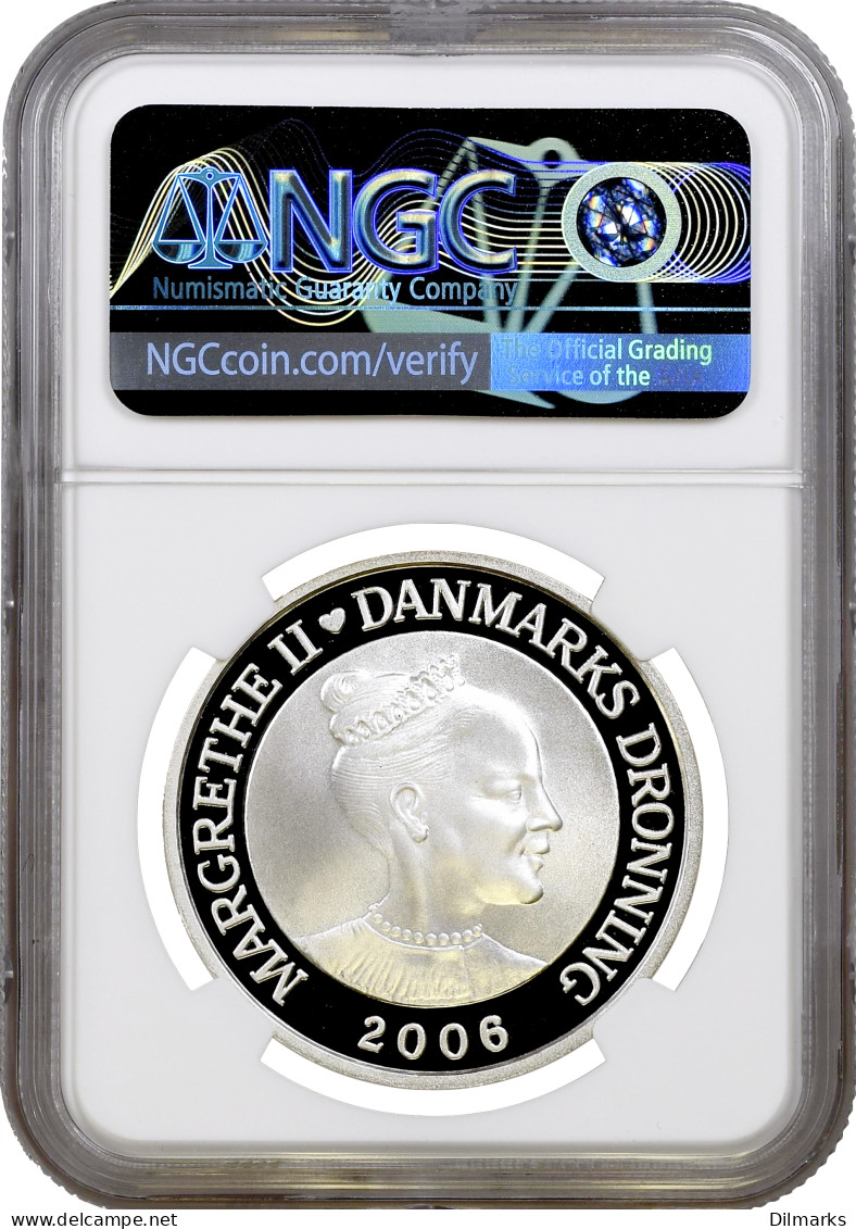 Denmark 10 Kroner 2006, NGC MS69, &quot;Fairy Tale - Snow Queen&quot; - Danimarca