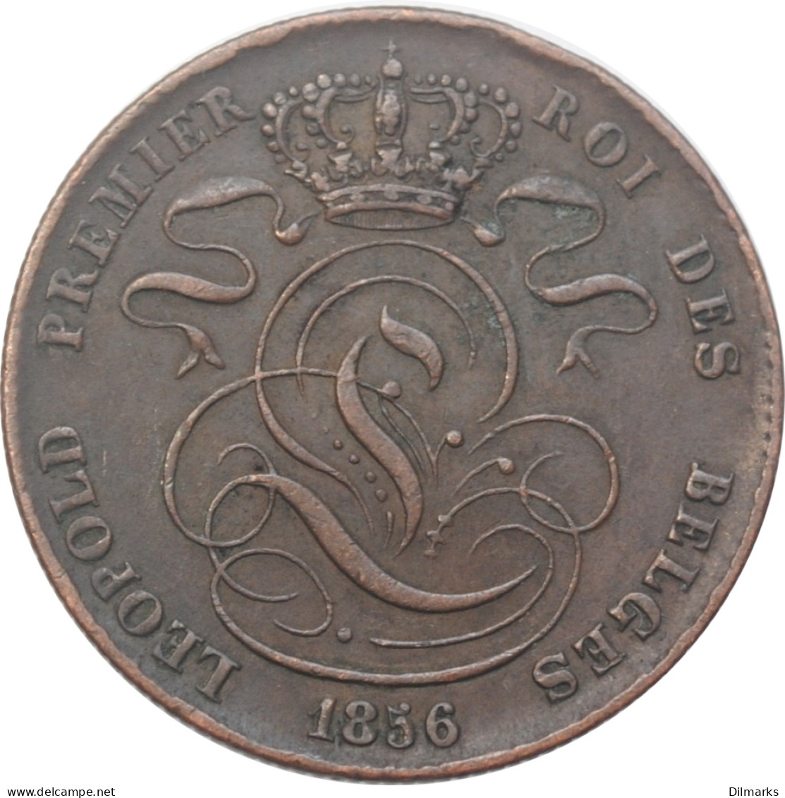 Belgium 5 Centimes 1856, XF, &quot;King Leopold I (1832 - 1865)&quot; - Autres & Non Classés