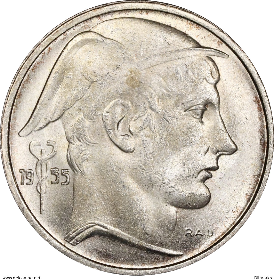 Belgium 20 Francs 1955, PCGS MS64 BELGIE, &quot;King Baudouin I (1948 - 1993)&quot; RARE DATE - Other & Unclassified