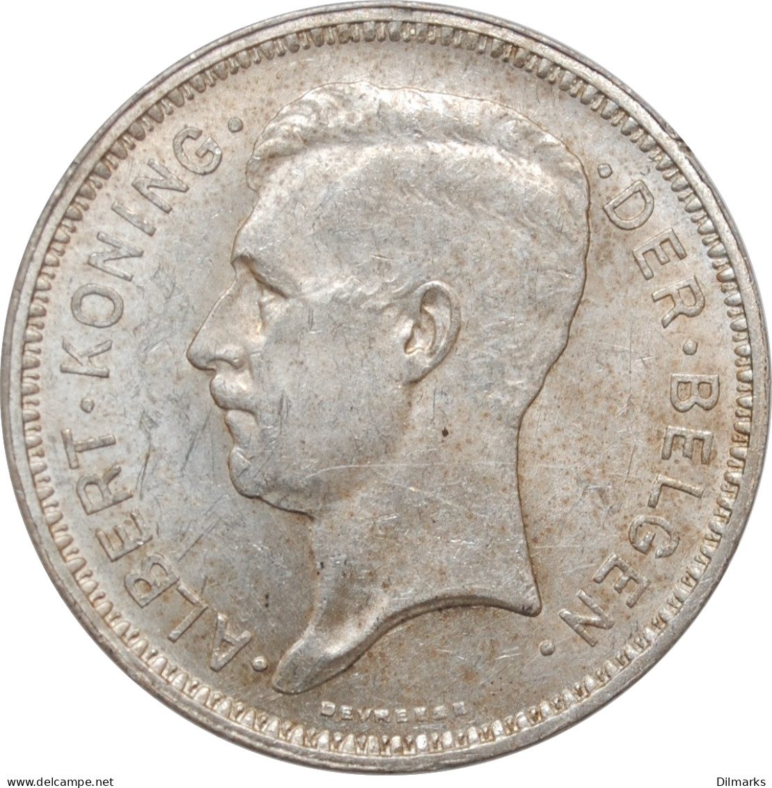 Belgium 20 Francs 1934 Flemish - Pos B, UNC, &quot;King Albert I (1910 - 1934)&quot; - Otros & Sin Clasificación