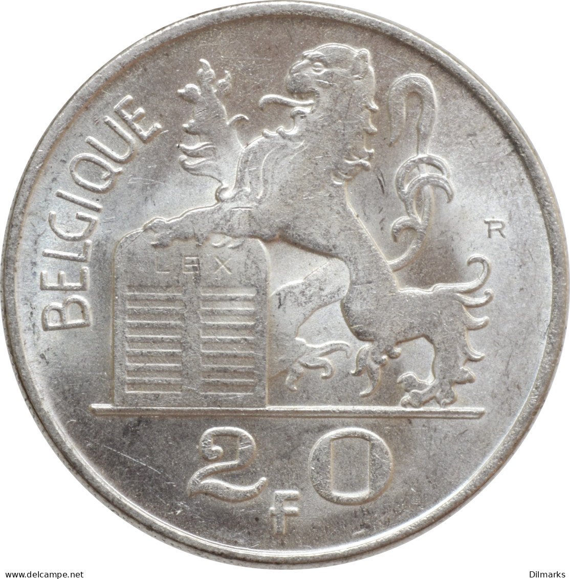 Belgium 20 Francs 1950, BU, &quot;King Baudouin I (1948 - 1993) /BELGIQUE/&quot; - Other & Unclassified
