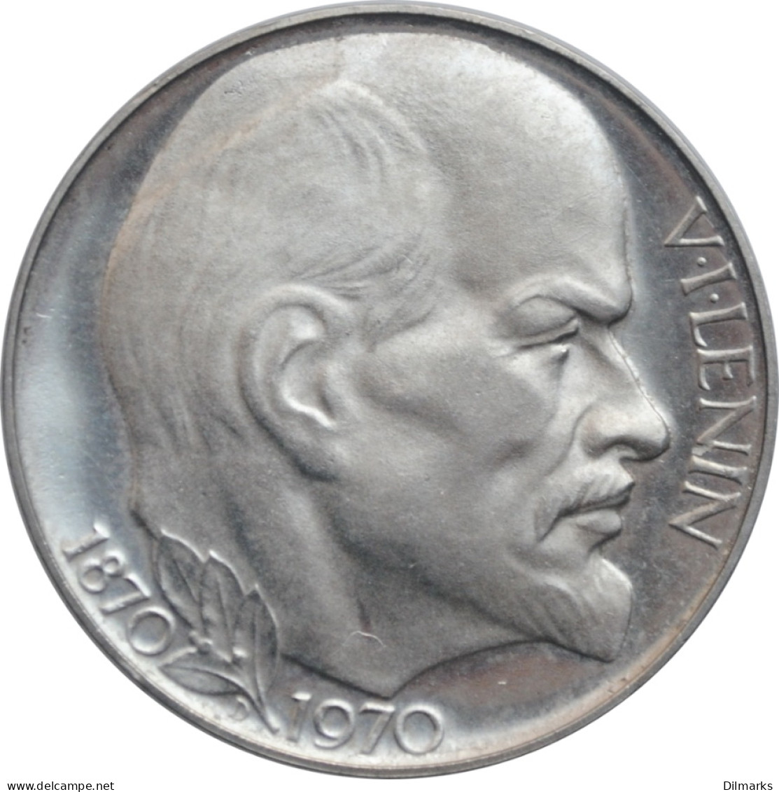 Czechoslovakia 50 Korun 1970, PROOF, &quot;100th Anniversary - Birth Of Vladimir Lenin&quot; - Czechoslovakia