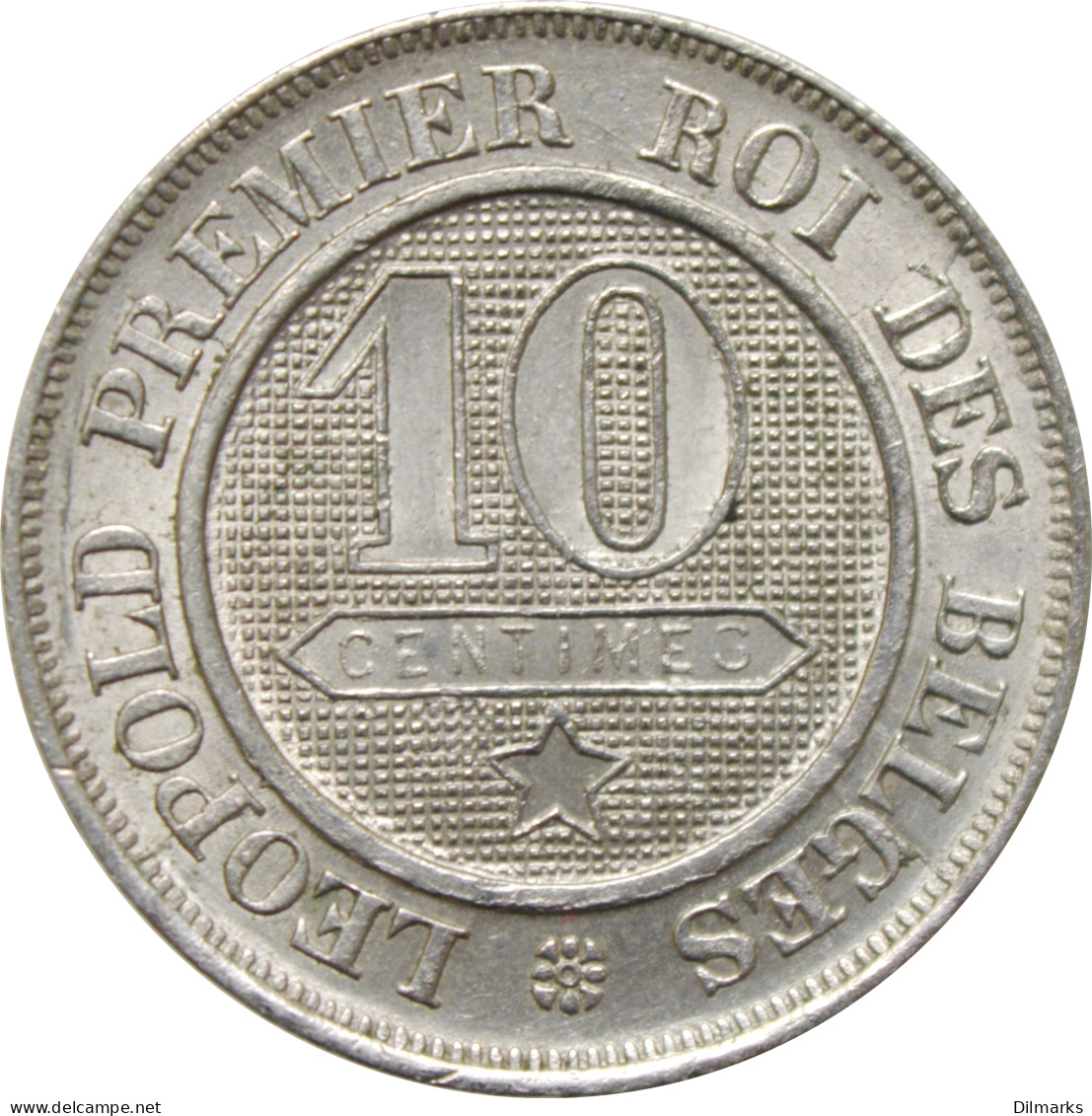 Belgium 10 Centimes 1864, UNC, &quot;King Leopold I (1832 - 1865)&quot; - Autres & Non Classés