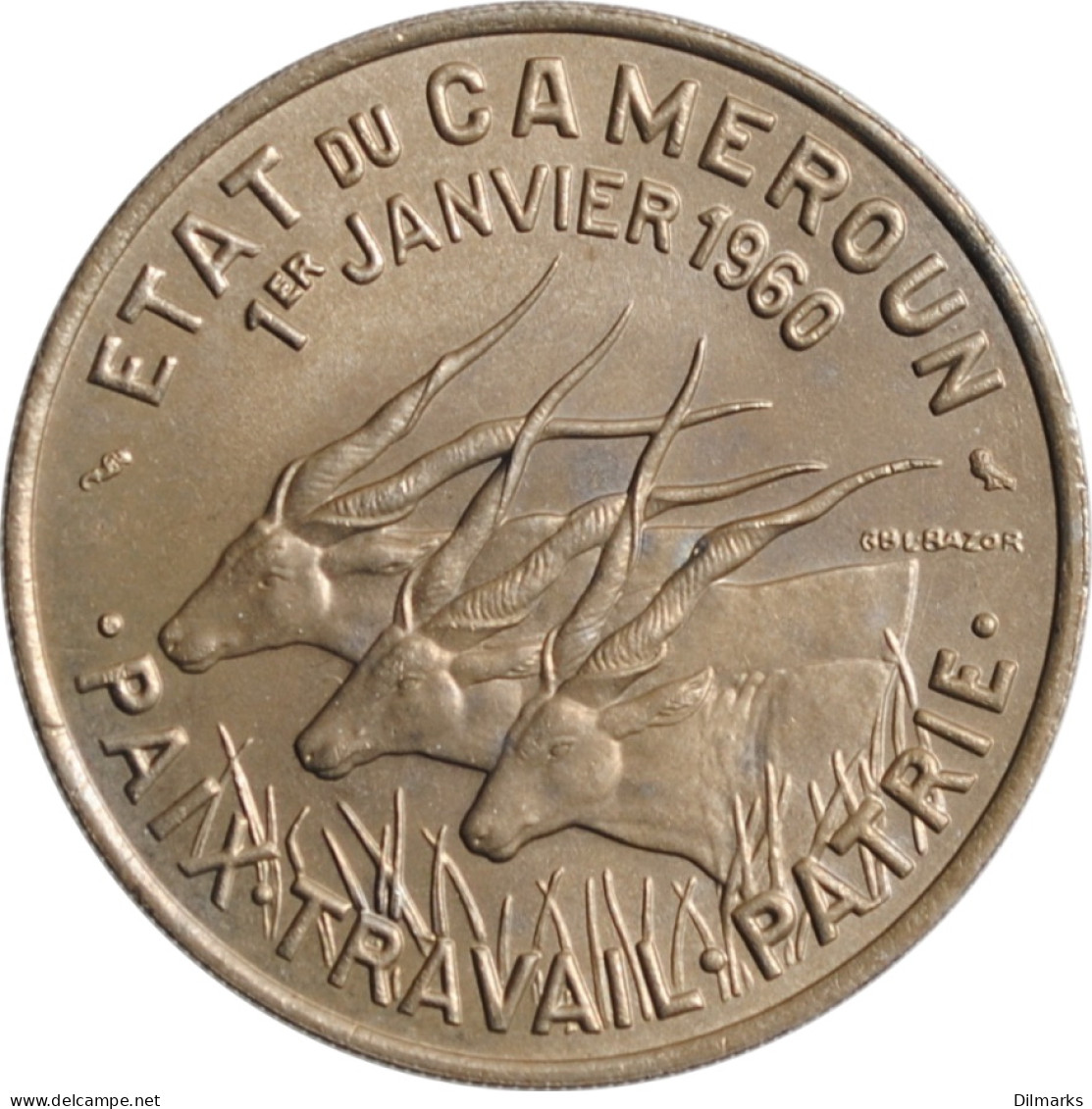 Cameroon 50 Francs 1960, BU, &quot;CFA Franc (1958 - 1973)&quot; - Kamerun