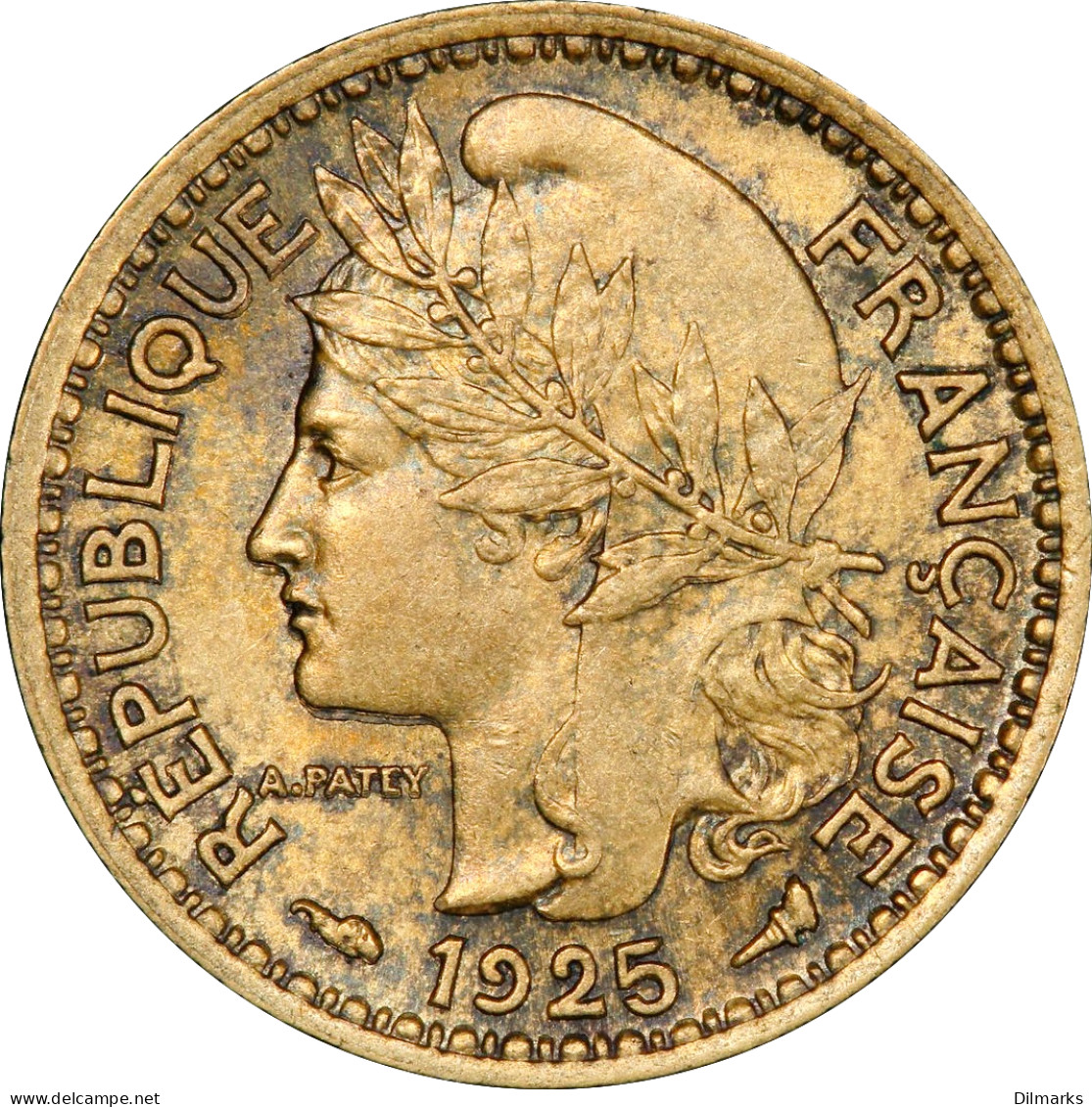 Cameroon 50 Centimes 1925, PCGS MS63, &quot;United Nations Trust Territories (1924 - 1948)&quot; - Camerún