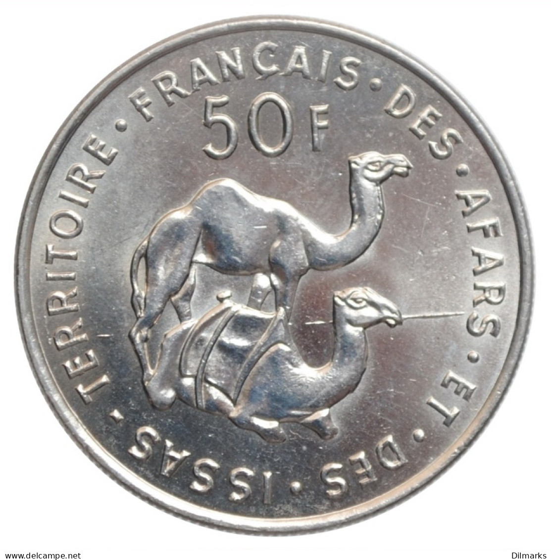 French Afars &amp; Issas 50 Francs 1975, UNC, &quot;French Overseas Territory (1968-1975)&quot; - Taler Et Doppeltaler