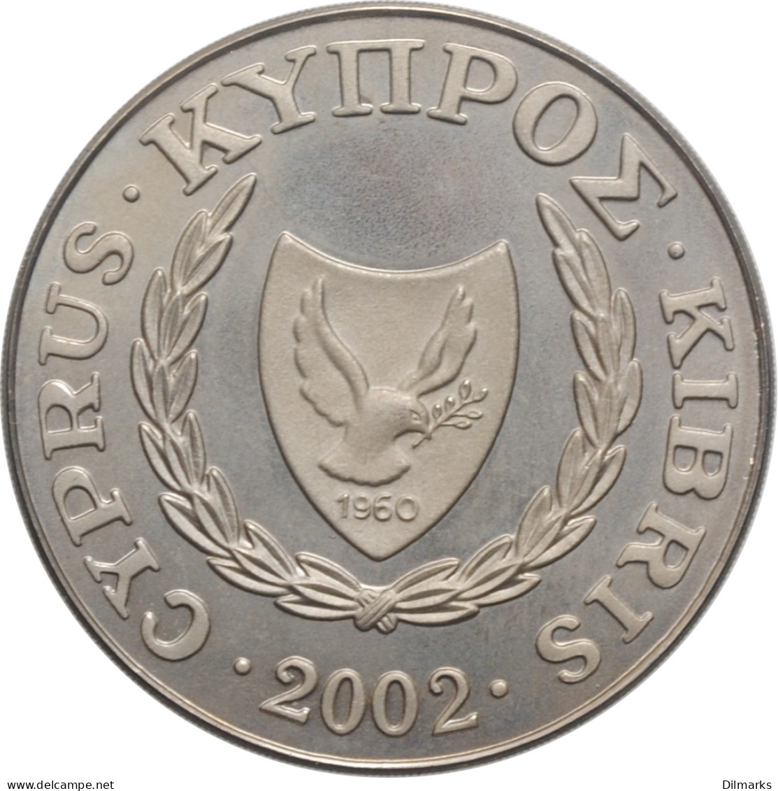 Cyprus 1 Pound 2002, PROOF, &quot;Butterfly&quot; - Cyprus