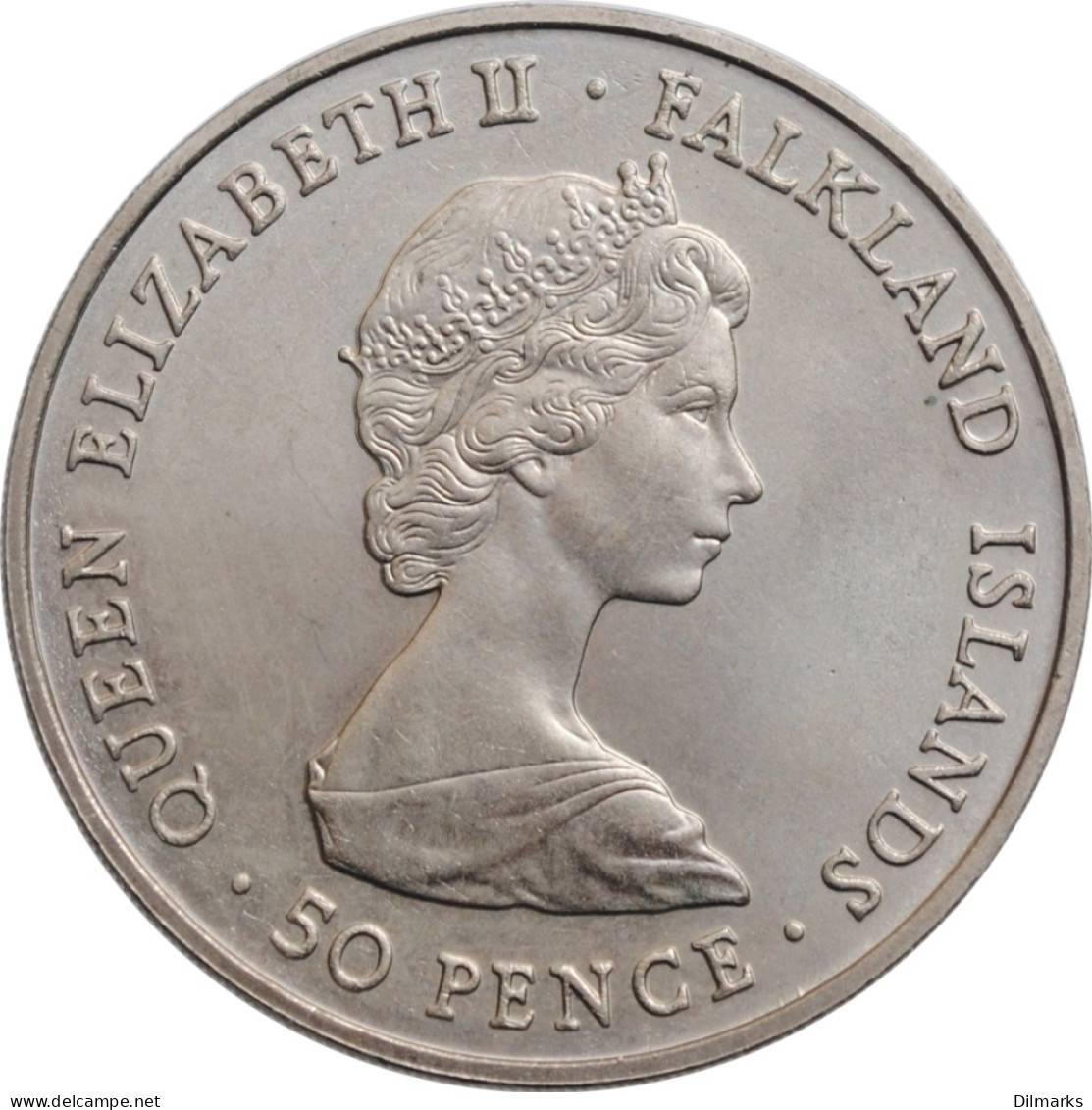 Falkland Islands 50 Pence 1982, BU, &quot;Liberation - 14th June 1982&quot; - Kolonien