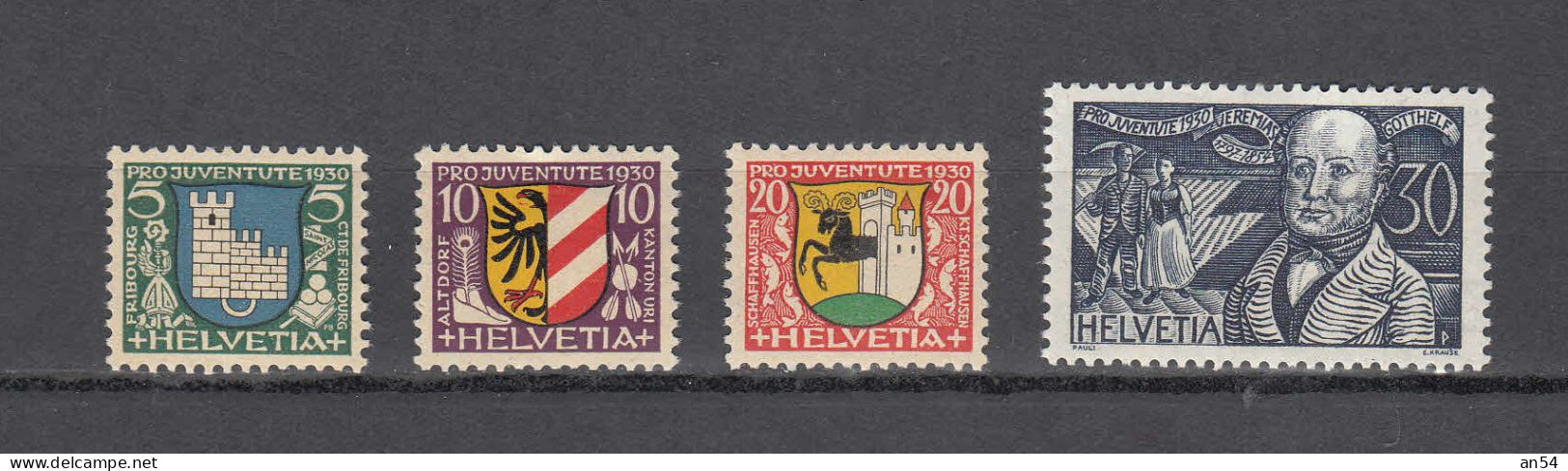 PJ   1930     N° J53 à J56   NEUFS**           CATALOGUE SBK - Unused Stamps