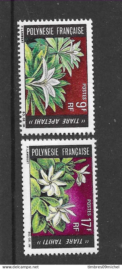 Polynésie N°64-65** Neuf Sans Charnière - Unused Stamps