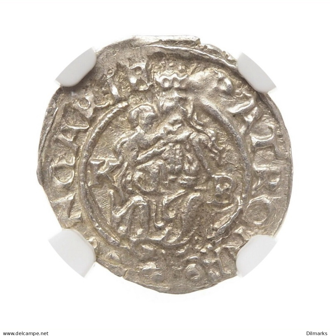 Hungary 1 Denar 1567, NGC MS62, &quot;Emperor Maximilian II (1564 - 1576)&quot; - Hungary