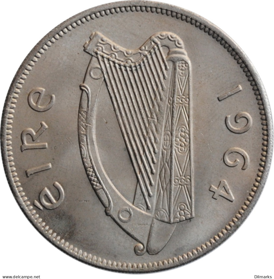 Ireland 1/2 Crown 1964, BU, &quot;Republic Of Ireland (Éire) (1939 - 1969)&quot; - Irlanda